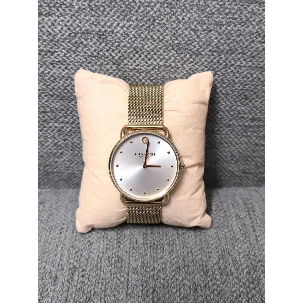 Coach Elliot Women's Gold-Tone Bracelet Quartz Watch